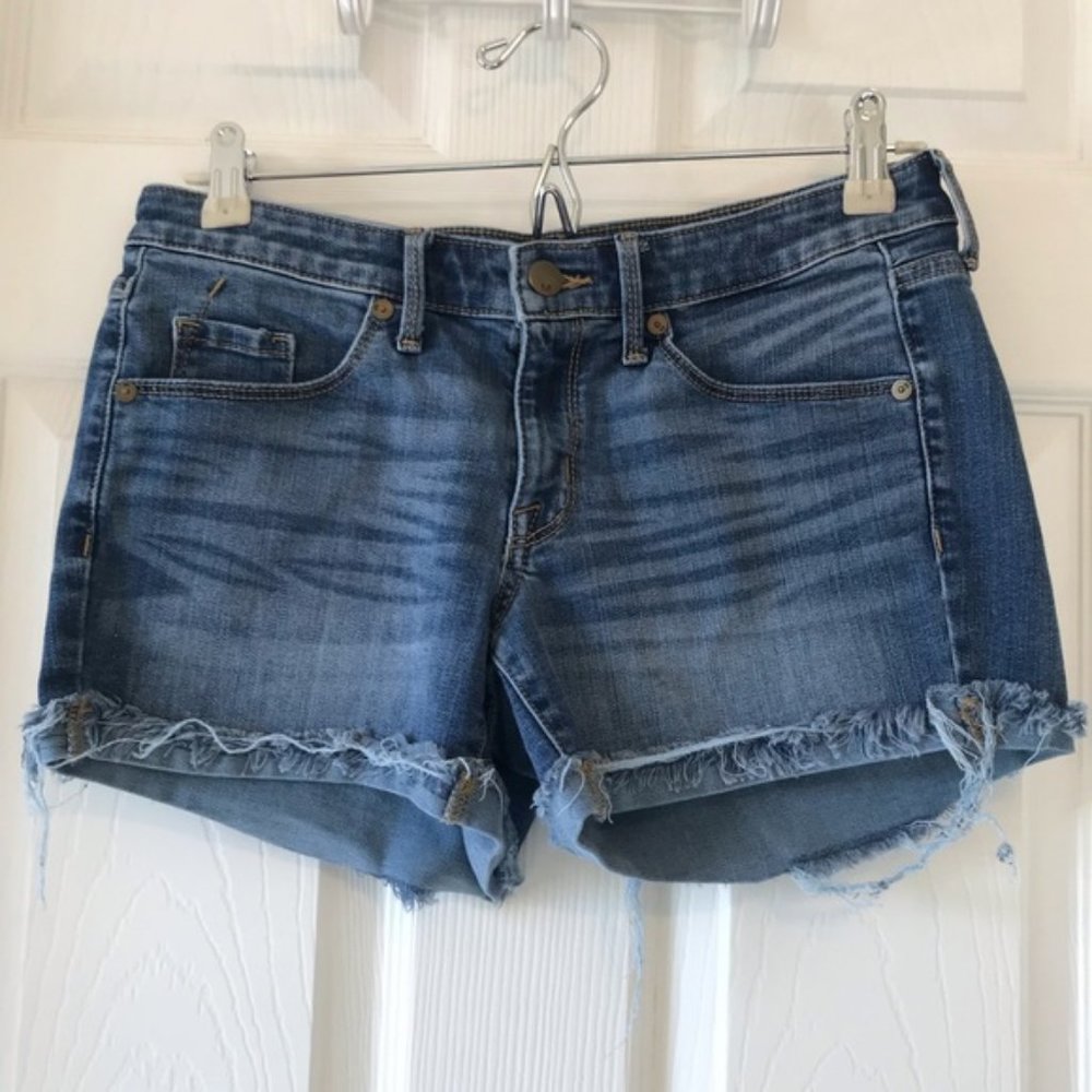 Mossimo Mid Rise Denim Shorts - Picture 2 of 4